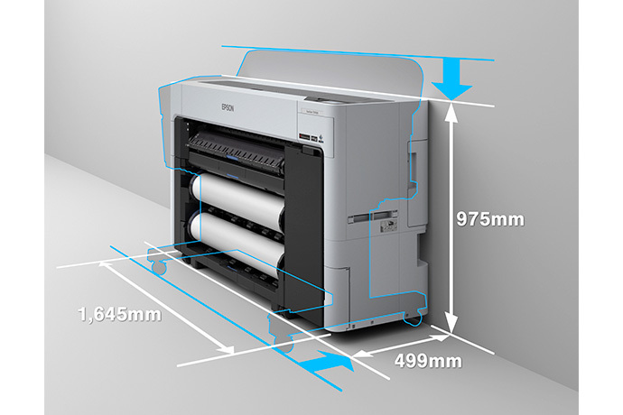 Impresora SureColor T5770DR CAD/Técnica de Doble Rollo y Formato Ancho de 36”