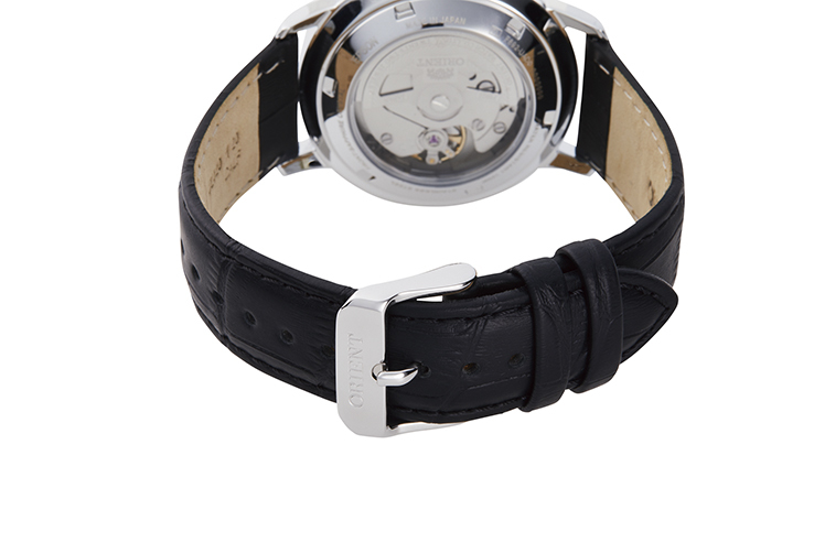 ORIENT: Mechanical Contemporary Watch, Leather Strap - 39.5mm (RA-AA0A06S)
