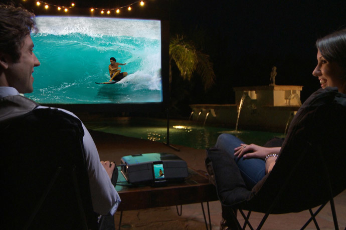 MegaPlex MG-50 Easy Home Theater 3LCD Projector