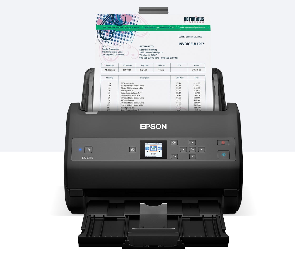 WorkForce ES-865 Scanner