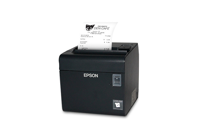 Epson OmniLink TM-L90II C31C412A7211 Dark Gray Liner-Free Compatible Direct  Thermal Label Printer - USB and Serial