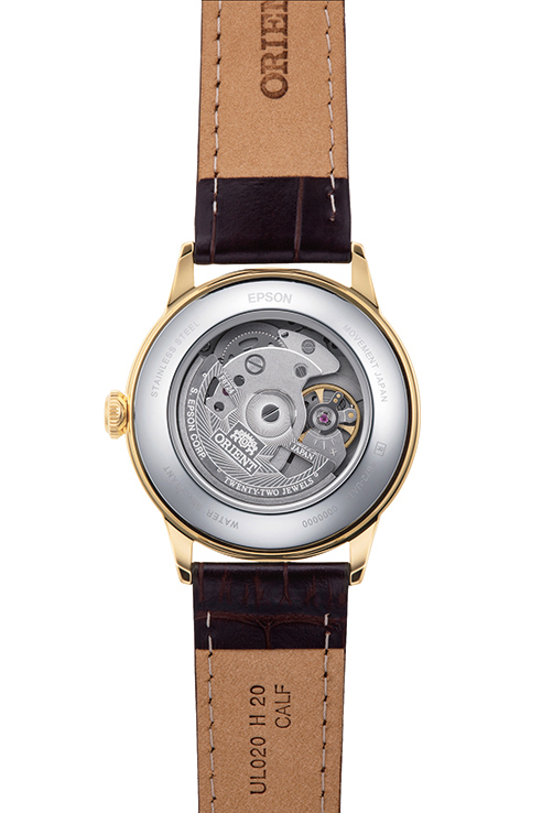 Leather hot sale mechanical watch