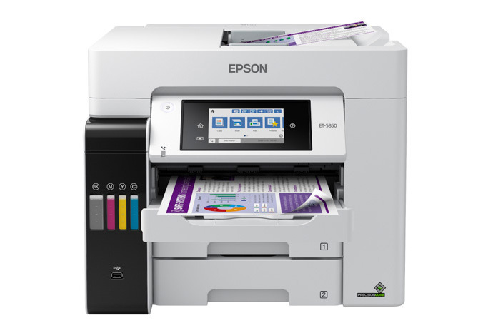 Epson EcoTank Pro ET-5850 wireless printer