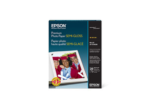 Premium Photo Paper Semi-gloss, 8.5" x 11", 20 sheets