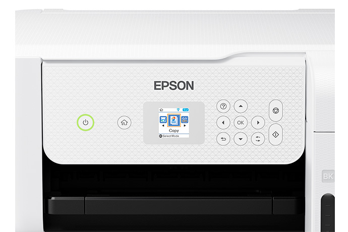  Epson EcoTank ET-2720 Wireless Color All-in-One Supertank  Printer with Scanner and Copier - White : Office Products