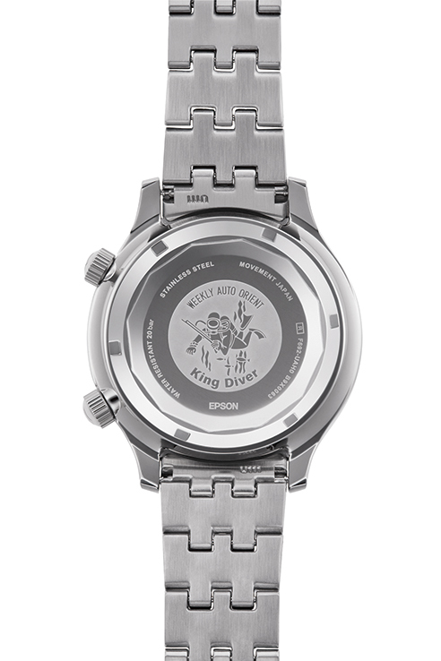 ORIENT: Zegarek mechaniczny Revival, metalowa bransoleta – 43,8 mm (RA-AA0D01B)