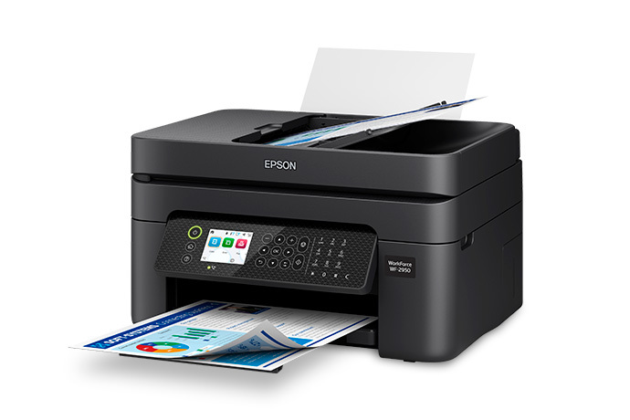 WorkForce WF-2950 Wireless All-in-One Color Inkjet Printer with Built-in  Scanner, Copier, Fax and Auto Document Feeder, Products