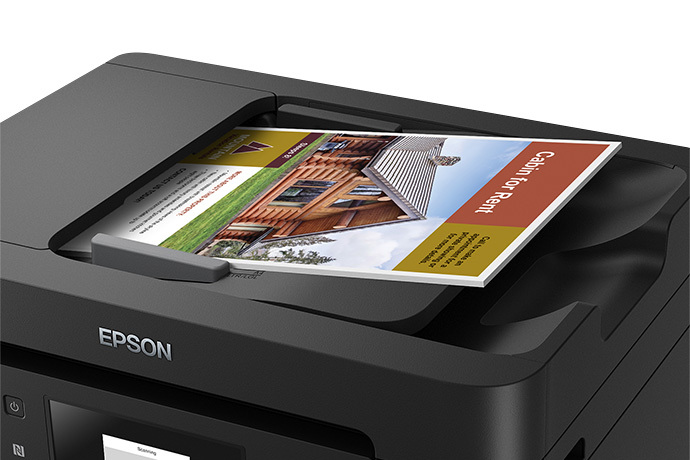 Epson WorkForce Pro WF-4730 impresora WiFi todo en uno, color inyección de  tinta, copiadora, escáner