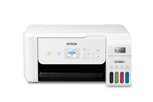 EcoTank ET-2803 Wireless Color All-in-One Cartridge-Free Supertank Printer with Scan and Copy - Refurbished