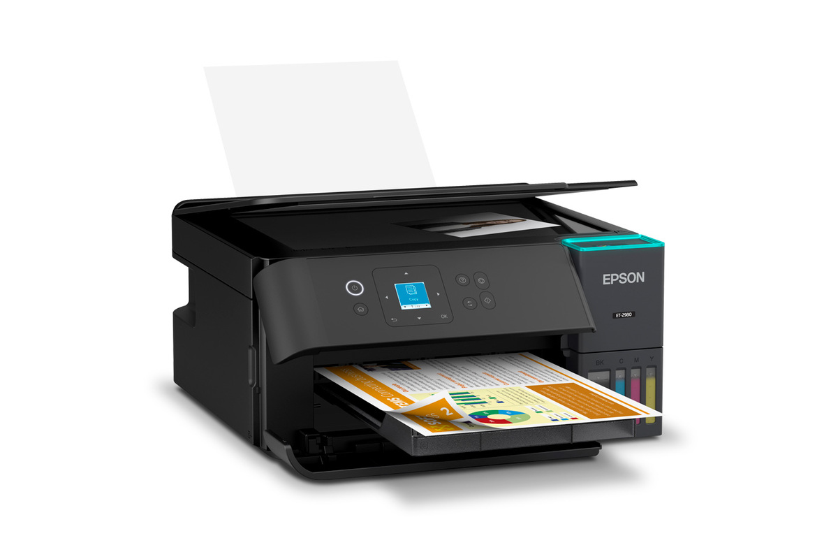 EcoTank ET-2980 Wireless All-in-One Color Supertank Printer – Black