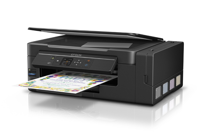 C11CF47301, Impresora Multifuncional inalámbrica Epson EcoTank L495, Inyección de Tinta, Impresoras, Para el trabajo