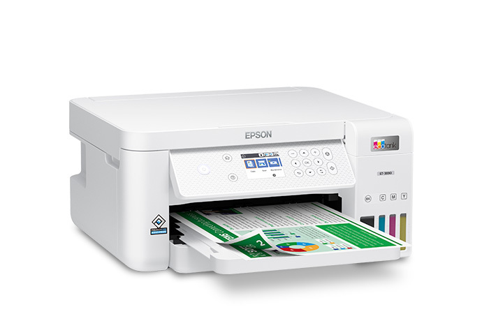 EcoTank ET-3830 Wireless Color All-in-One Cartridge-Free Supertank Printer with Scan, Copy, Auto 2-sided Printing and Ethernet