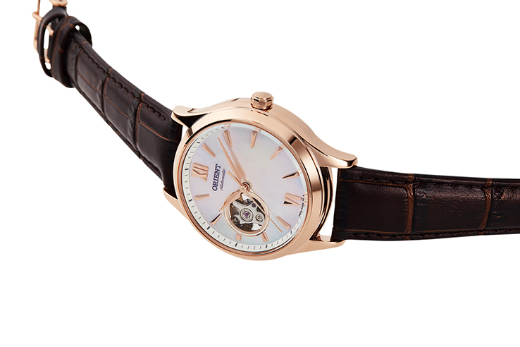 ORIENT: Mechanical Contemporary Watch, Leather Strap - 35.6mm (RA-AG0022A)