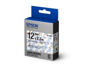 Kitty系列LK-4LBY畫家款 天空藍底黑字