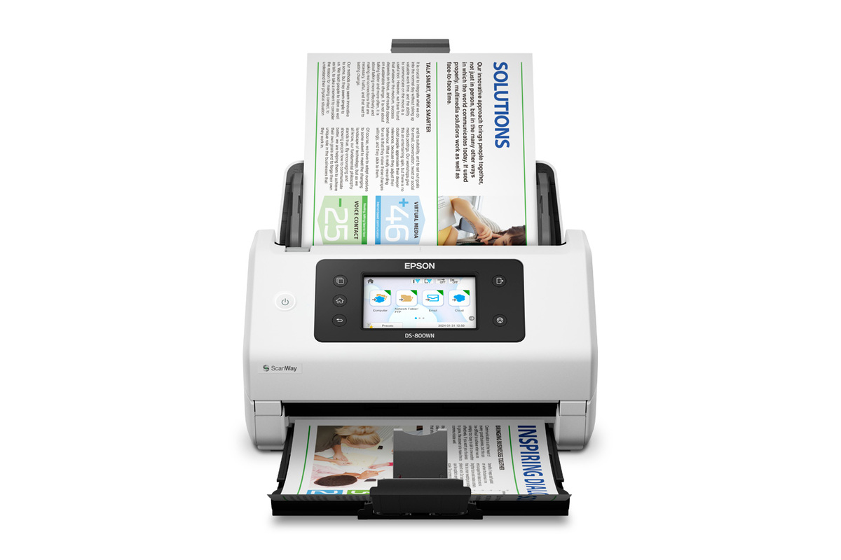 Escáner Inalámbrico de Alta Velocidad Epson DS-800WN