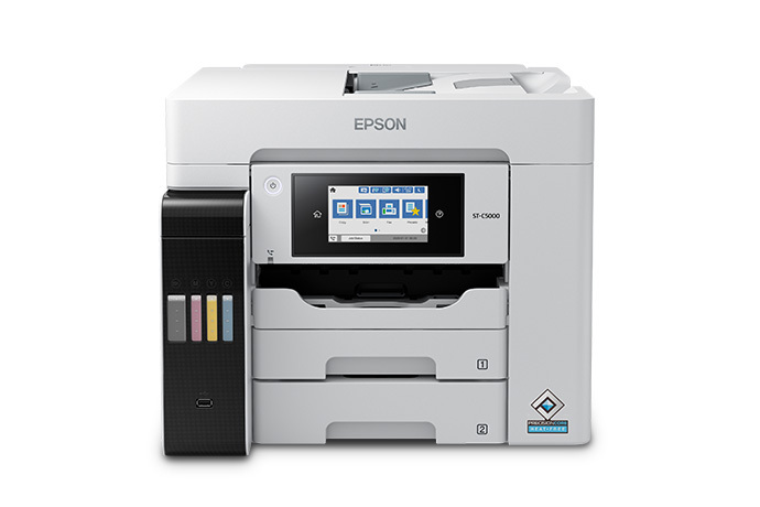 WorkForce Pro ST-C5000 Supertank Color MFP, Copy/Fax/Print/Scan