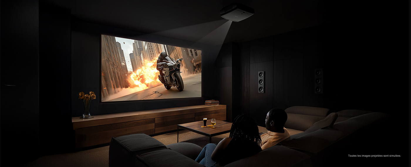 Toutes les images projetées sont simulées.