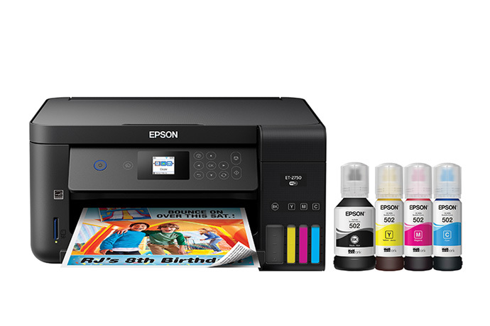 C11CG22201 | Expression ET-2750 EcoTank All-in-One Supertank Printer |  Inkjet | Printers | For Home | Epson US