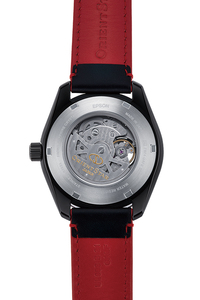 ORIENT STAR: Mechanical Sports Watch, Leather Strap - 42.6mm (RE-AV0A03B)
