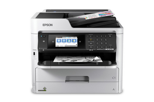 WorkForce Pro WF-M5799 Workgroup Monochrome Multifunction Printer with Replaceable Ink Pack System