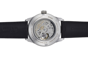 ORIENT STAR: Mechanical Contemporary Watch, Leather Strap - 39.3mm (RE-AT0007N)