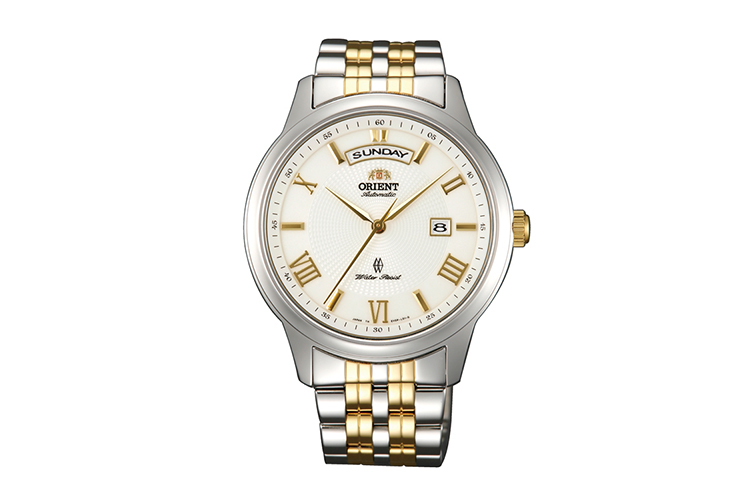 ORIENT: Mechanical Contemporary Watch, Metal Strap - 41.0mm (EV0P001W)