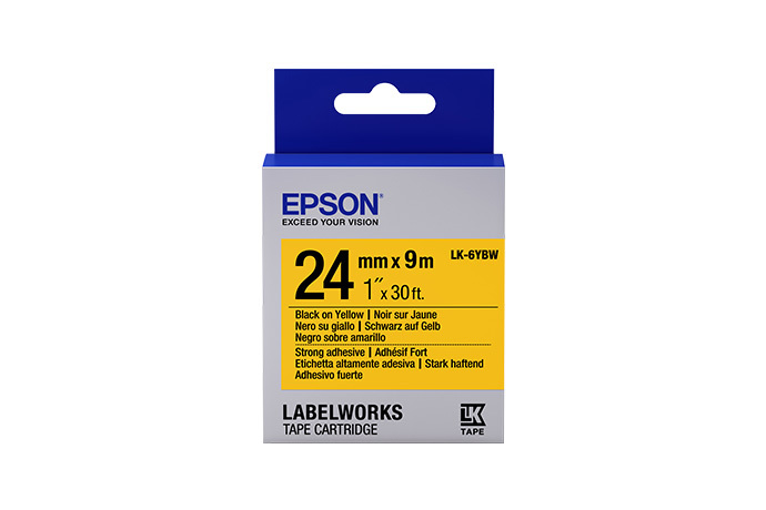 Details about   4PK 1/2" Compatible LK-4YBW LC-4YBW Tape for EPSON LabelWorks Black on Yellow 