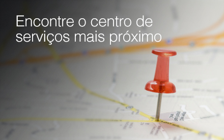 Encontre o centro de serviços mais próximo 