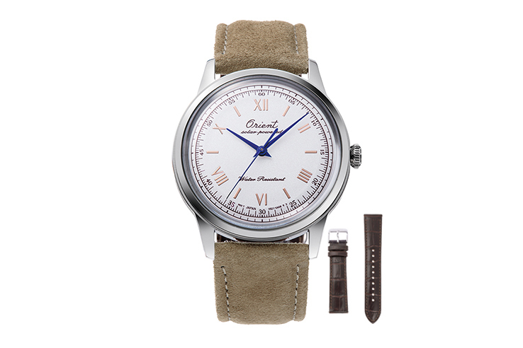 ORIENT: Quartz Classic Watch, Leather Strap - 38.4mm (RA-WK0006S) Limited