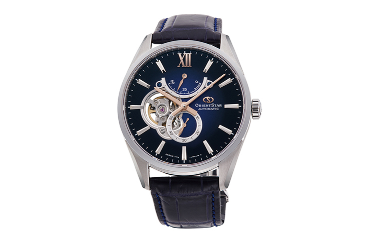 ORIENT STAR: Mechanical Contemporary Watch, Leather Strap - 41.0mm (RE-HJ0005L)