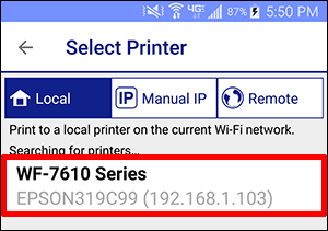 epson printer app for android tablet