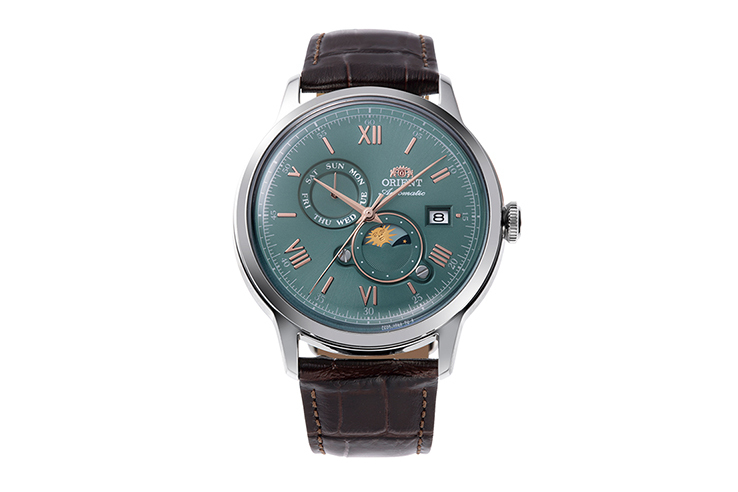 ORIENT: Mechanical Classic Watch, Leather Strap - 41.5mm (RA-AK0805E)