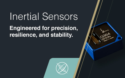 Epson's inertial sensors engineered for precision, resilience, and stability. 