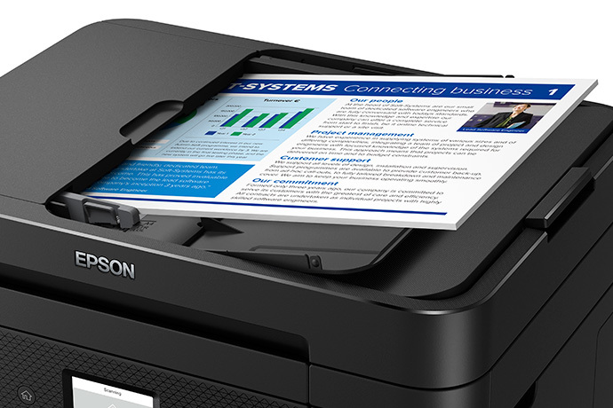 Workforce Wf 2960 Wireless All In One Color Inkjet Printer With Built In Scanner Copier Fax 4858