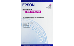 Epson Photo Quality Ink Jet Paper - A3 100 Sheets