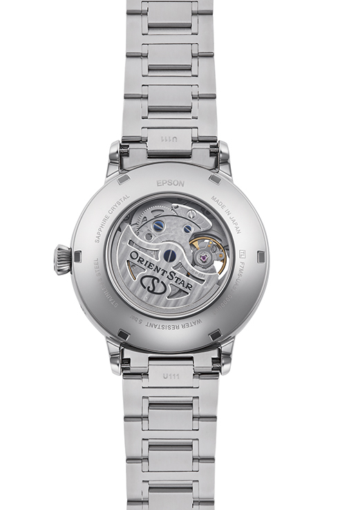 ORIENT STAR: Mechanische Klassisch Uhr, Metall Band - 41.0mm (RE-AY0103L)