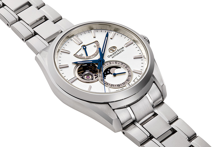 Orient Star: Mechaniczny Nowoczesny Zegarki, Metalowy Pasek - 41.0mm (RE-AY0002S)