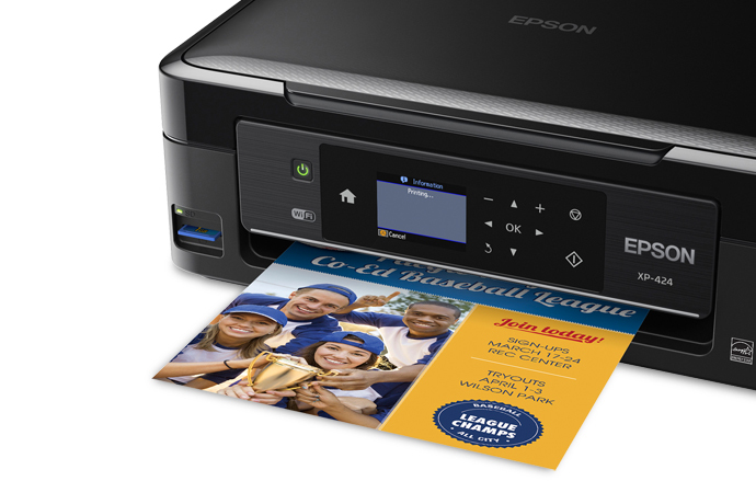 Epson Expression Home XP-424 Small-in-One All-in-One Printer | Inkjet
