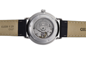 ORIENT: Mechanical Contemporary Watch, Leather Strap - 39.5mm (RA-AA0A06S)