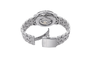 ORIENT STAR: Nowoczesny zegarek mechaniczny, metalowy pasek – 41,0 mm (RE-AV0B02Y)