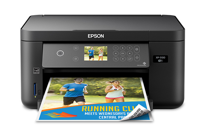 up to 14 ppm Card Slot 150-Sheet 4800 x 1200 dpi Auto 2-Sided Borderless Print 2.4 LCD Epson Expression Home XP Series All-in-One Wireless Color Inkjet Printer Print Scan Copy 