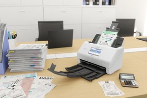 RapidReceipt<sup>&reg;</sup> RR-600W Wireless Duplex Touchscreen Desktop Receipt and Color Document Scanner