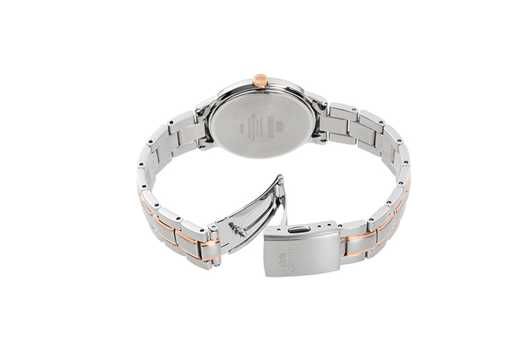 ORIENT: Quartz Classic Watch, Metal Strap - 34.3mm (RA-KB0001S)