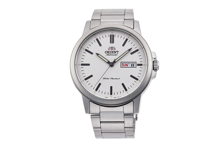 Orient: Mecánico Sports Reloj, Metal Correa - 41.5mm (AA02005D)