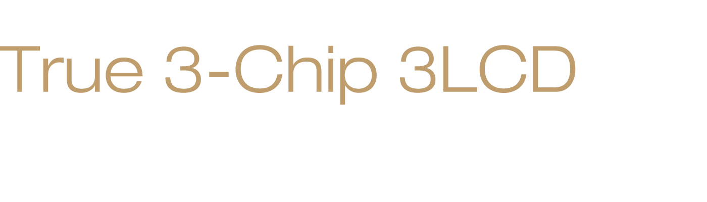 True 3-Chip 3LCD Projector Engine