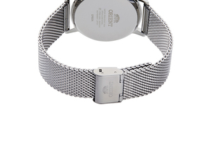 ORIENT: Quartz Classic Watch, Metal Strap - 42.4mm (RA-KV0402S)