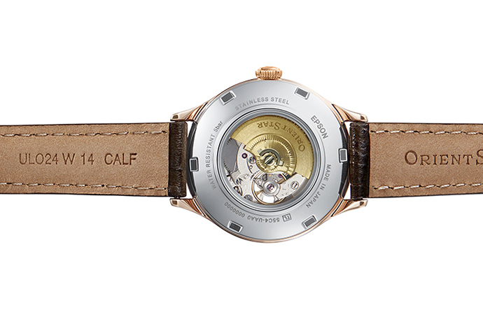 Orient Star: Mecánico Clásico Reloj, Metal Correa - 38.5mm (AF02003W)