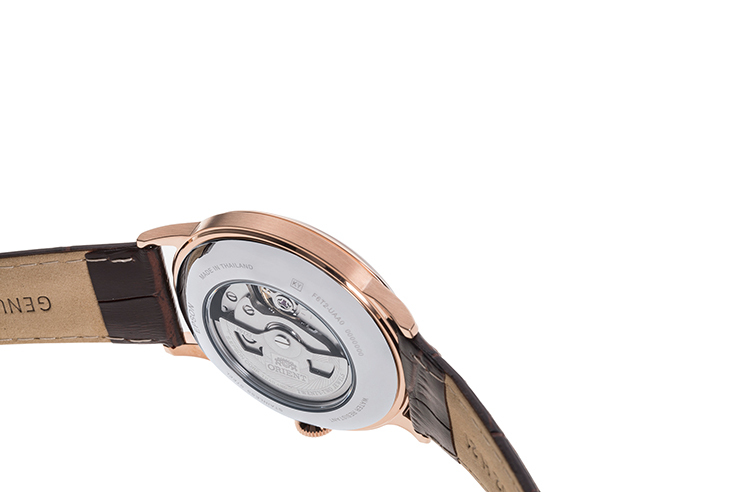 ORIENT: Mechanisch Klassisch Uhr, Leder Band - 40.5mm (RA-AG0001S)