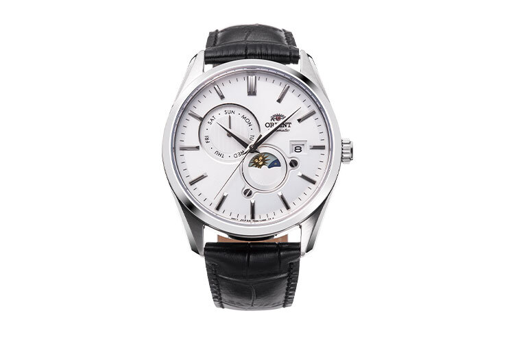 ORIENT: Mechanical Contemporary Watch, Leather Strap - 41.5mm (RA-AK0310S)