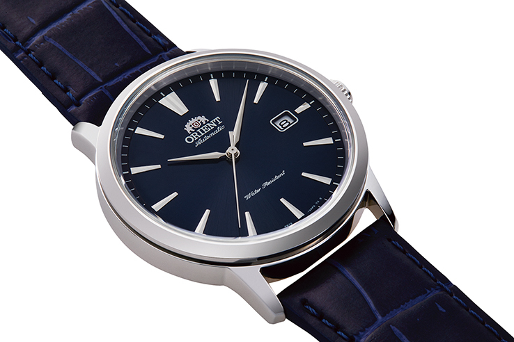 ORIENT: Mechanical Contemporary Watch, Leather Strap - 41.6mm (RA-AC0F06L)